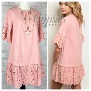 It's all Blush Tunic Dress